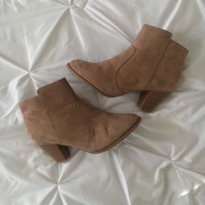 Khaki Booties